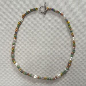 Trade Bead and Pearl Choker